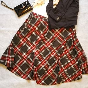 Plaid Midi Skirt by Forever 21+